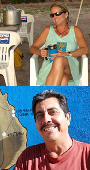 Mary Harter y Ricardo Amador Higuera